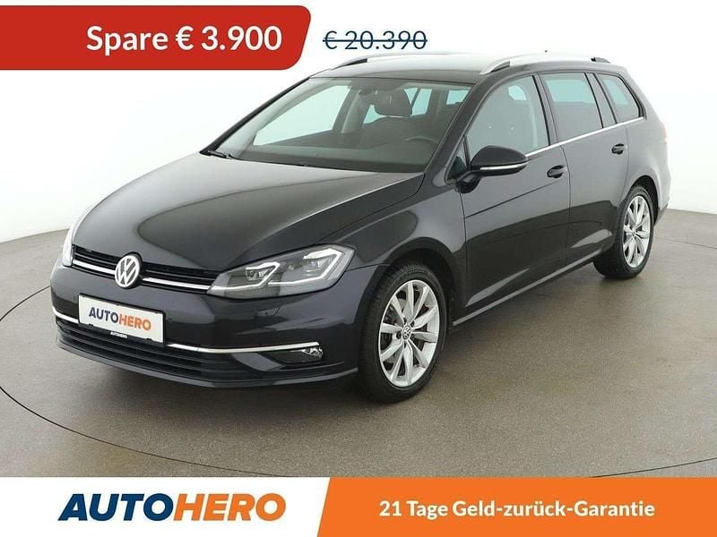 Schwarz Gebraucht 2019 VW Golf VII Highline Kombi | € 16.490 (Fairer Preis) - Bild 1/3
