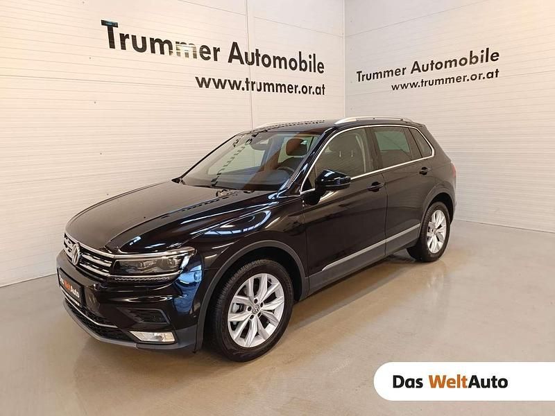 Schwarz Gebraucht 2017 VW Tiguan Highline SUV | € 22.980 (Etwas zu teuer) - Bild 1/4