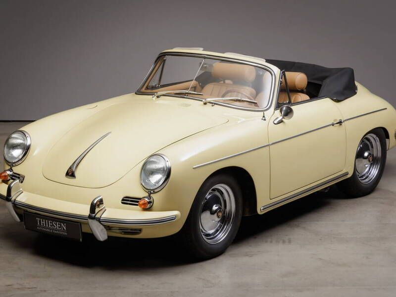 Gelb Gebraucht 1963 Porsche 356 Cabrio | € 148.500 - Bild 1/4