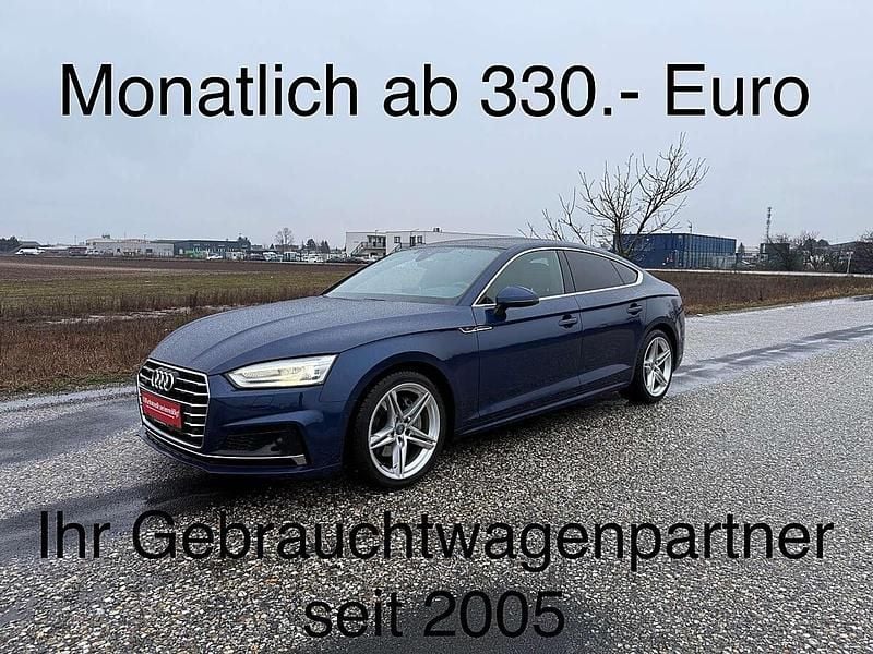 Gebraucht Audi A5 Sportback S-Line 190 PS (139 kW) 2017 Blau Kleinwagen