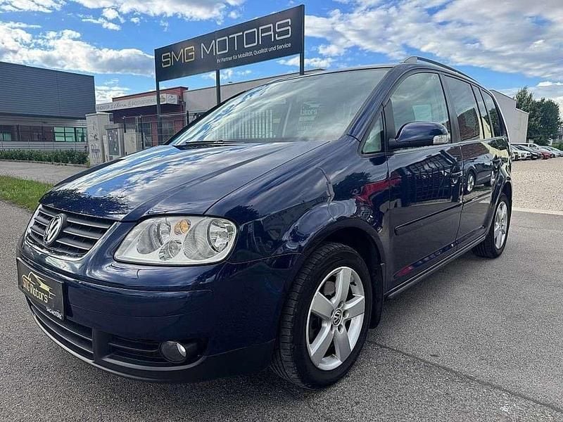 Blau Gebraucht 2006 VW Touran Highline Van / Kleinbus | € 2.980 (Fairer Preis) - Bild 1/4