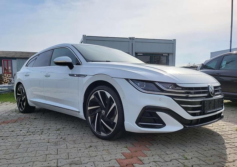 Gebraucht VW Arteon R-line 150 PS (110 kW) 2021 Weiß Kombi
