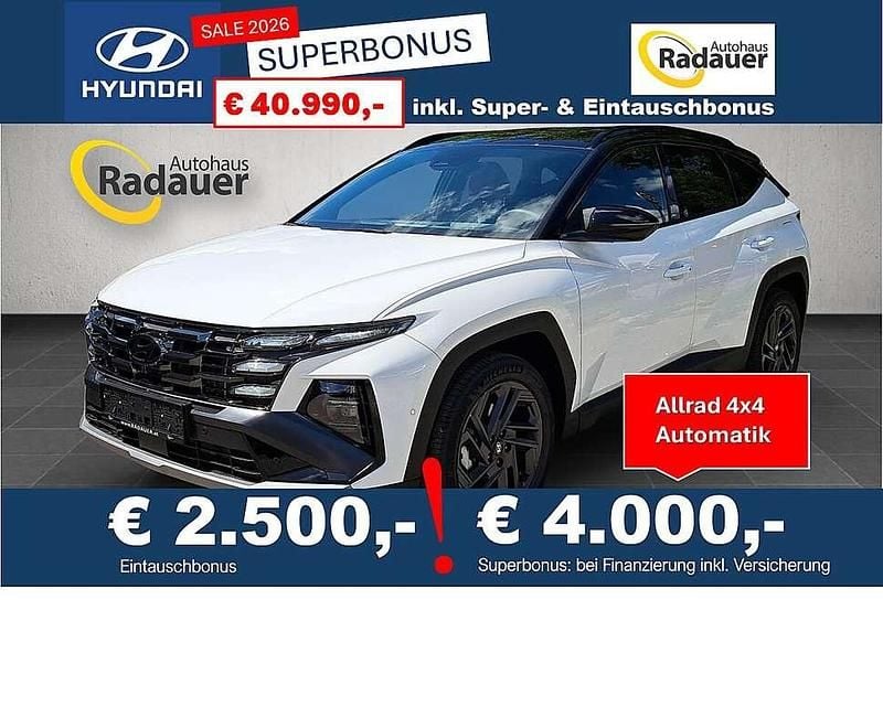 Neu Hyundai Tucson 160 PS (117 kW) 2025 Weiß SUV