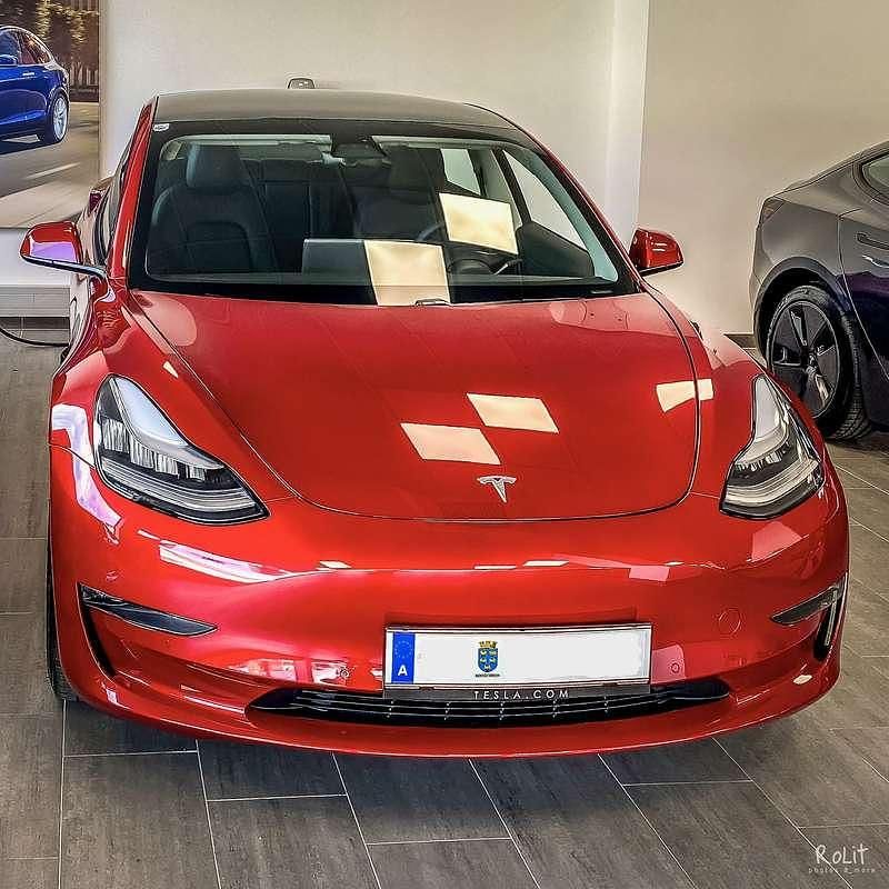 Gebraucht Tesla Model 3 Long Range AWD 350 kW (476 PS) 2020 Rot Limousine
