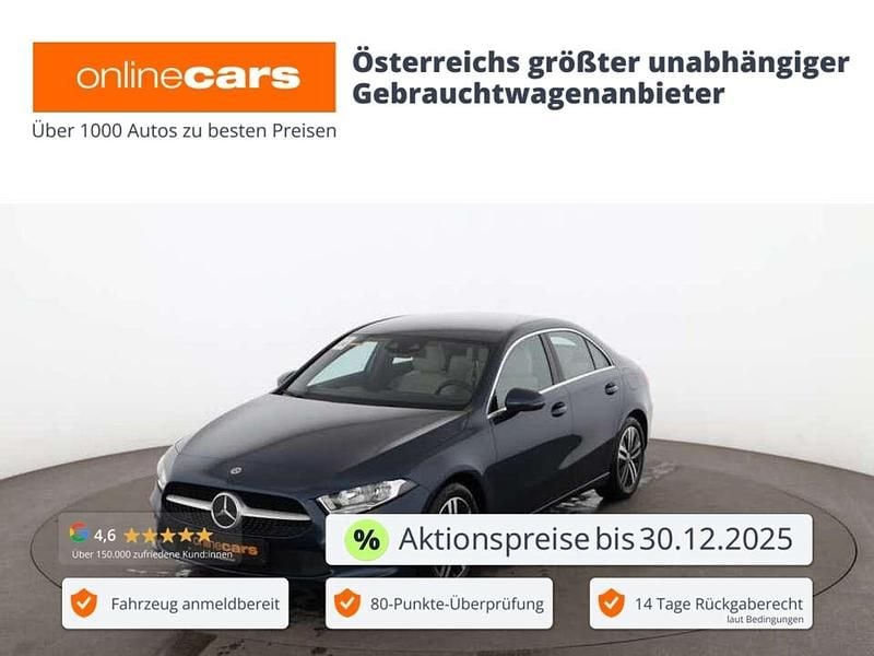 Blau Gebraucht 2021 Mercedes A200 Progressive Limousine | € 24.690 (Superpreis) - Bild 1/4