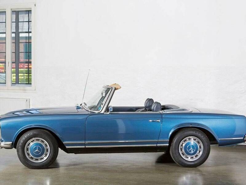 Gebraucht Mercedes SL280 170 PS (125 kW) 1969 Blau Cabrio