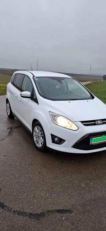 Gebraucht Ford Grand C-Max Titanium 116 PS (85 kW) 2012 Weiß Van / Kleinbus