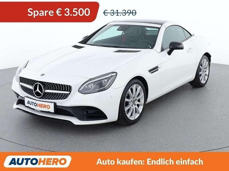 Gebraucht Mercedes SLC180 AMG line 156 PS (114 kW) 2018 Weiß Cabrio