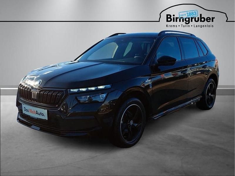 Schwarz metallicperleffektno Gebraucht 2021 Skoda Kamiq Monte Carlo SUV | € 21.970 (Superpreis) - Bild 1/4