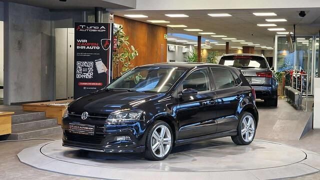 Gebraucht VW Polo R-line 60 PS (44 kW) 2017 Schwarz Limousine