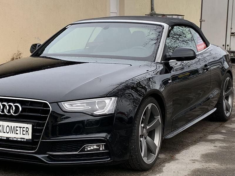 Schwarz Gebraucht 2012 Audi A5 Cabriolet Comfort Cabrio | € 21.000 (Fairer Preis) - Bild 1/4