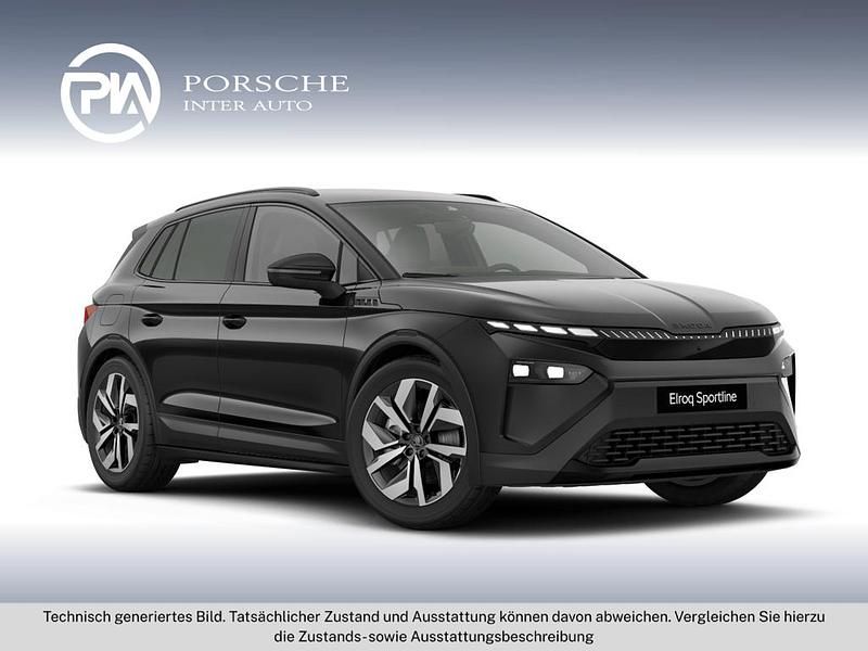 Schwarz metallicperleffektno Neu 2026 Skoda Elroq SportLine SUV | € 47.490 (Fairer Preis) - Bild 1/4