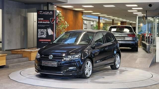 Gebraucht VW Polo R-line 60 PS (44 kW) 2017 Schwarz Limousine