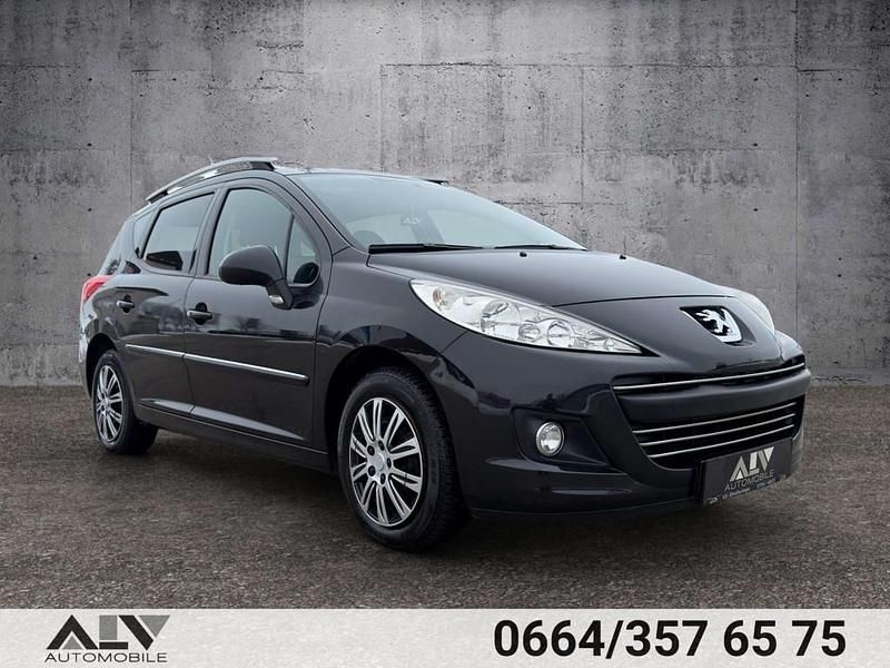 Schwarz Gebraucht 2010 Peugeot 207 Premium Kombi | € 3.990 (Teuer) - Bild 1/4