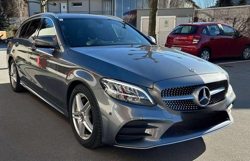 Gebraucht Mercedes C200 AMG line 150 PS (110 kW) 2018 Grau Kombi
