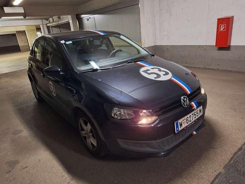 Gebraucht VW Polo Trendline 60 PS (44 kW) 2009 Schwarz Limousine