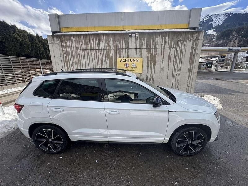 Gebraucht Skoda Karoq SportLine 150 PS (110 kW) 2019 Weiß SUV