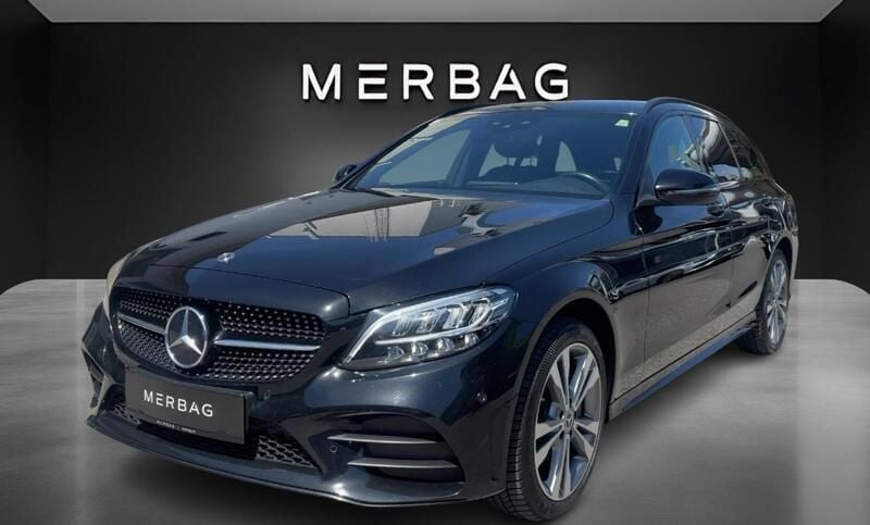 Gebraucht Mercedes C180 122 PS (89 kW) 2019 Obsidianschwarz Kombi