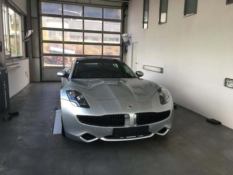Silber metallicperleffekt Gebraucht 2014 Fisker Karma Coupé | € 66.900 - Bild 1/4