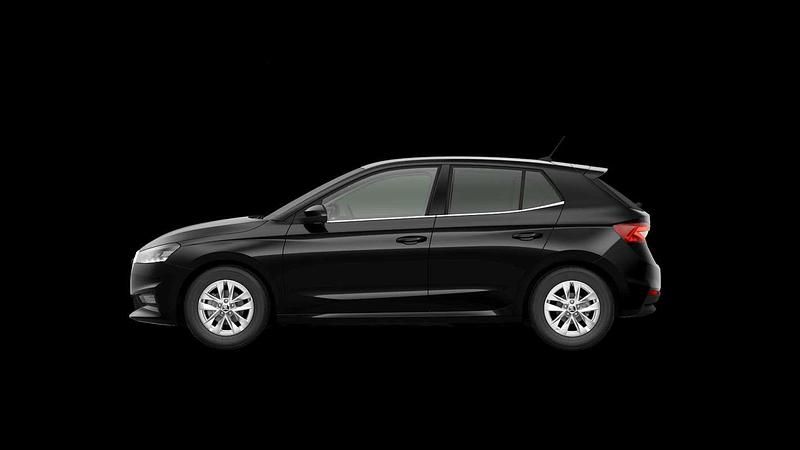 Neu Skoda Fabia Selection 80 PS (58 kW) 2025 Schwarz  metallicperleffektno Limousine