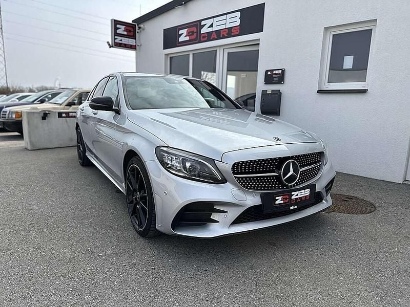 Gebraucht Mercedes C220 AMG line 194 PS (142 kW) 2019 Silber Limousine