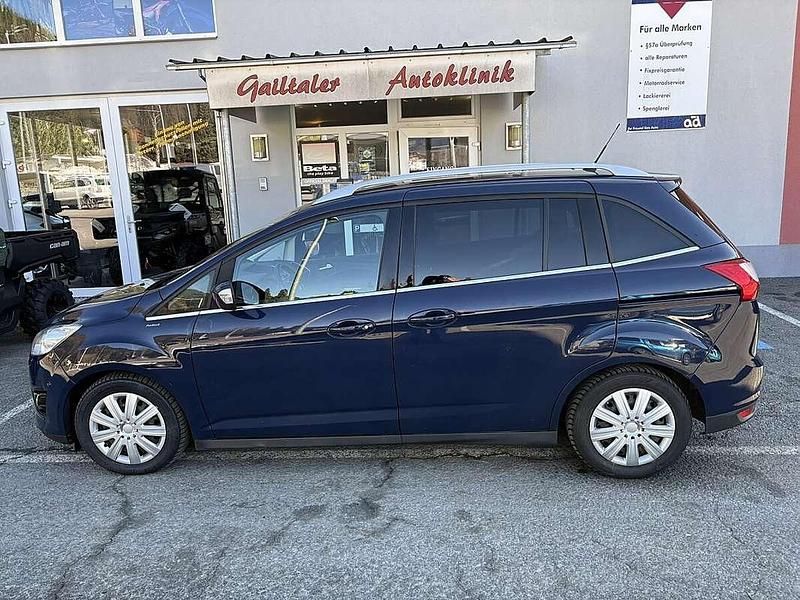 Gebraucht Ford Grand C-Max Titanium 163 PS (119 kW) 2014 Blau Van / Kleinbus