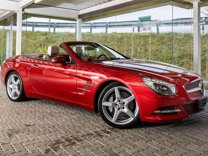 Gebraucht Mercedes SL500 435 PS (319 kW) 2013 Rot Cabrio