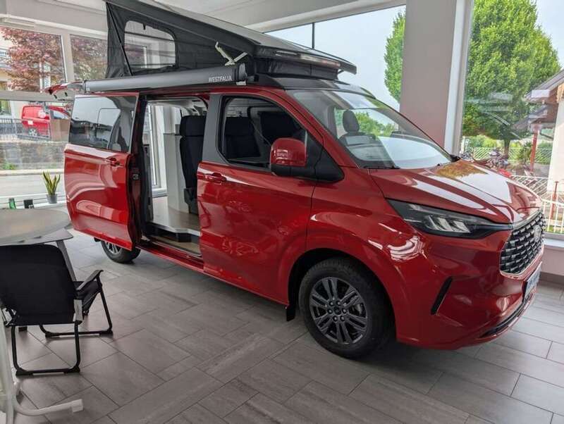 Rot Neu 2025 Ford Transit Custom Nugget Van / Kleinbus | € 79.500 - Bild 1/4