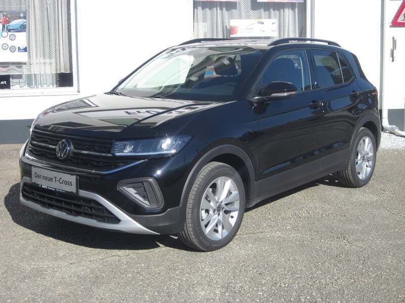 Neu VW T-Cross 95 PS (69 kW) 2025 Schwarz  metallicperleffektno SUV