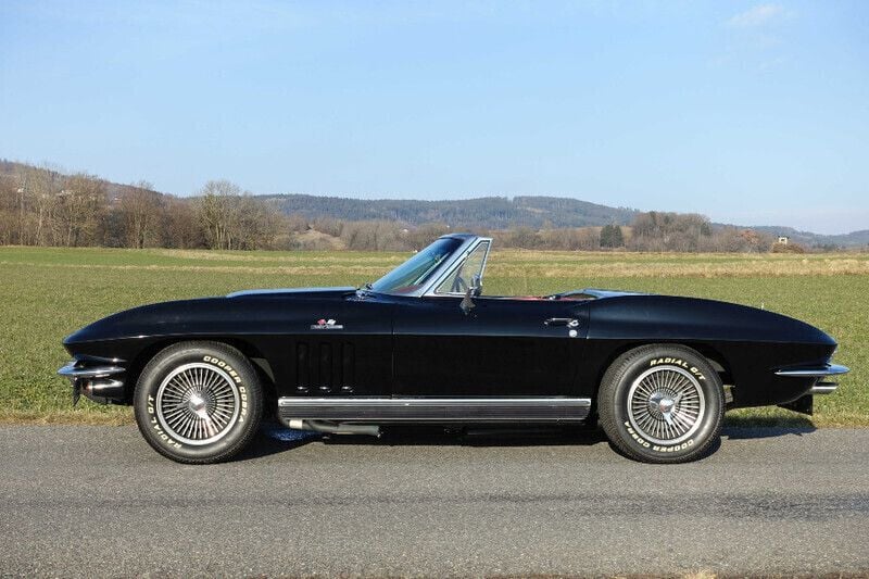 Gebraucht Chevrolet Corvette C2 300 PS (220 kW) 1965 Schwarz Cabrio
