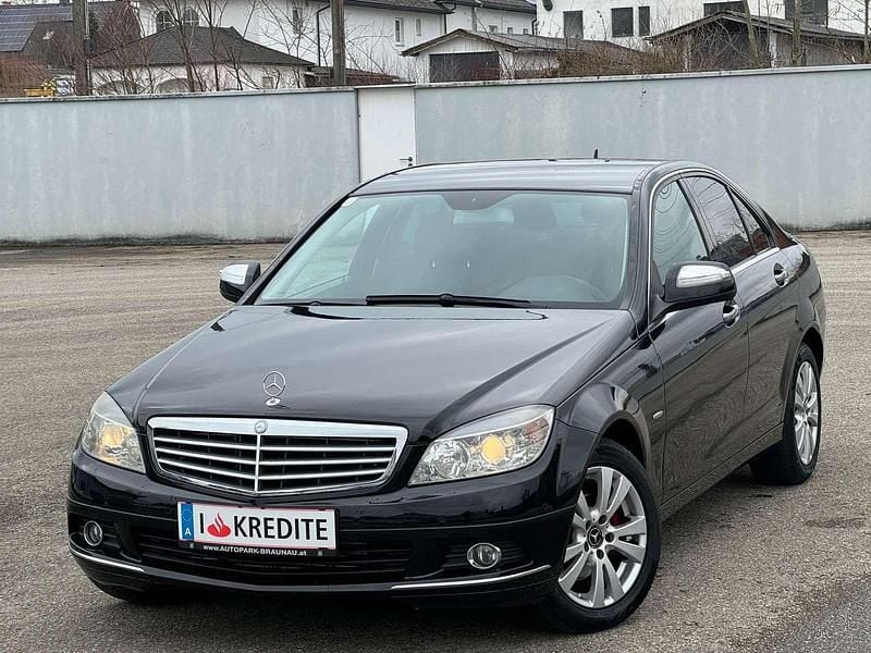 Schwarz Gebraucht 2008 Mercedes C200 Limousine | € 8.450 - Bild 1/4