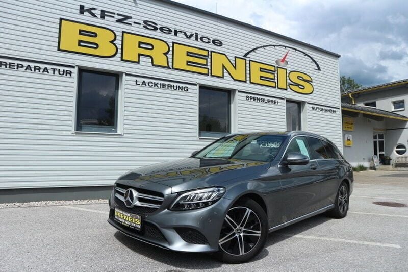Grau Gebraucht 2019 Mercedes C200 Business Kombi | € 27.990 (Fairer Preis) - Bild 1/4