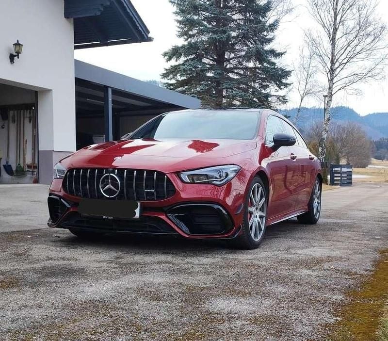 Rot Gebraucht 2020 Mercedes CLA45 AMG Shooting Brake AMG Kombi | € 50.900 - Bild 1/4