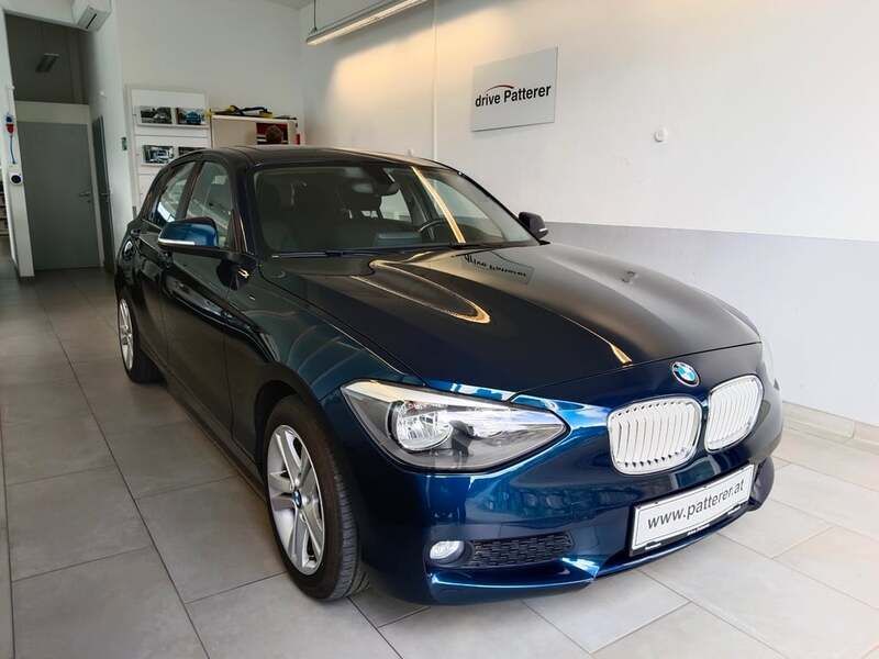 Mittelblau metallic Gebraucht 2012 BMW 116 Kleinwagen | € 8.900 (Fairer Preis) - Bild 1/4