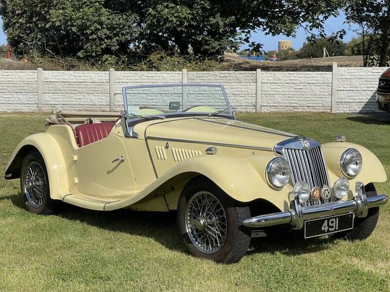 Weiß Gebraucht 1954 MG TF Cabrio | € 23.838 - Bild 1/4