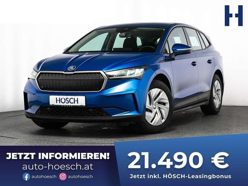 Blau Gebraucht 2022 Skoda Enyaq iV SUV | € 22.490 (Etwas zu teuer) - Bild 1/4