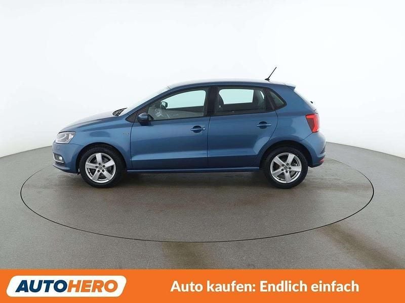 Gebraucht VW Polo LOUNGE 90 PS (66 kW) 2015 Blau Kleinwagen