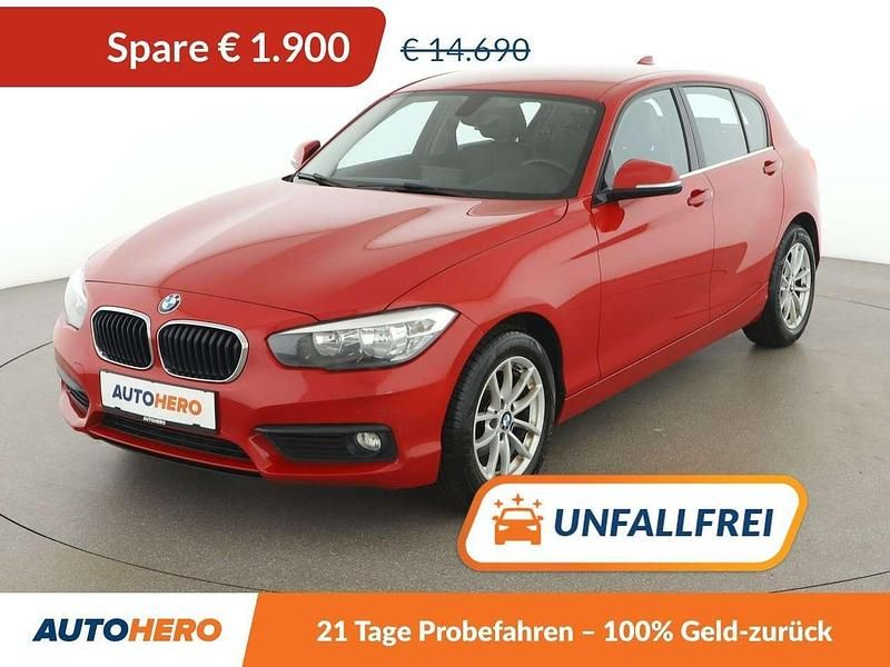 Rot Gebraucht 2017 BMW 116 Advantage Kleinwagen | € 12.790 (Fairer Preis) - Bild 1/3
