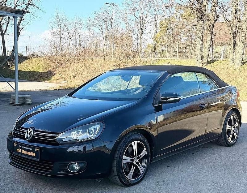 Gebraucht VW Golf 105 PS (77 kW) 2011 Schwarz Cabrio