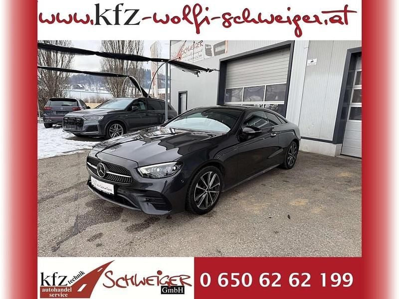 Schwarz Gebraucht 2021 Mercedes E220 Coupé | € 39.990 (Superpreis) - Bild 1/4