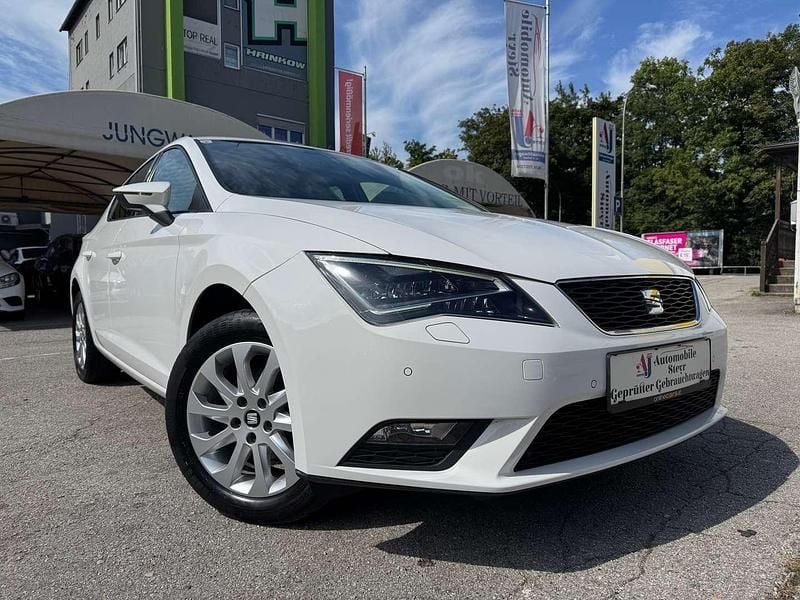 Weiß Gebraucht 2015 Seat Leon Limousine | € 9.999 (Fairer Preis) - Bild 1/4