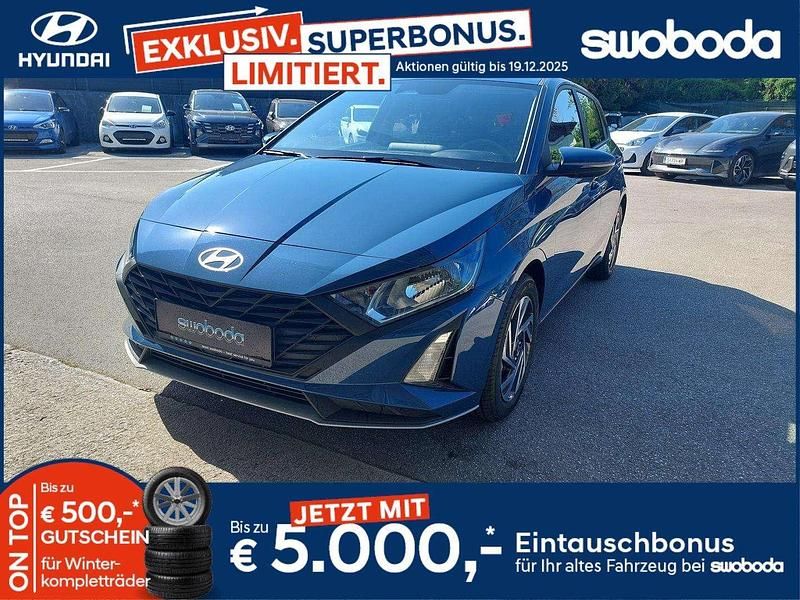 Blau Gebraucht 2024 Hyundai i20 GO! Kleinwagen | € 16.280 (Superpreis) - Bild 1/3