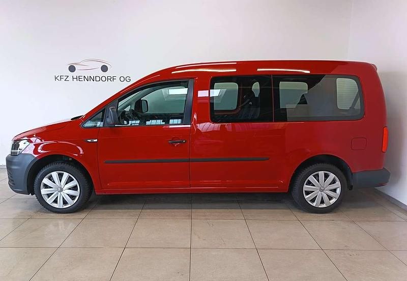 Gebraucht VW Caddy Maxi 102 PS (75 kW) 2015 Rot Van / Kleinbus