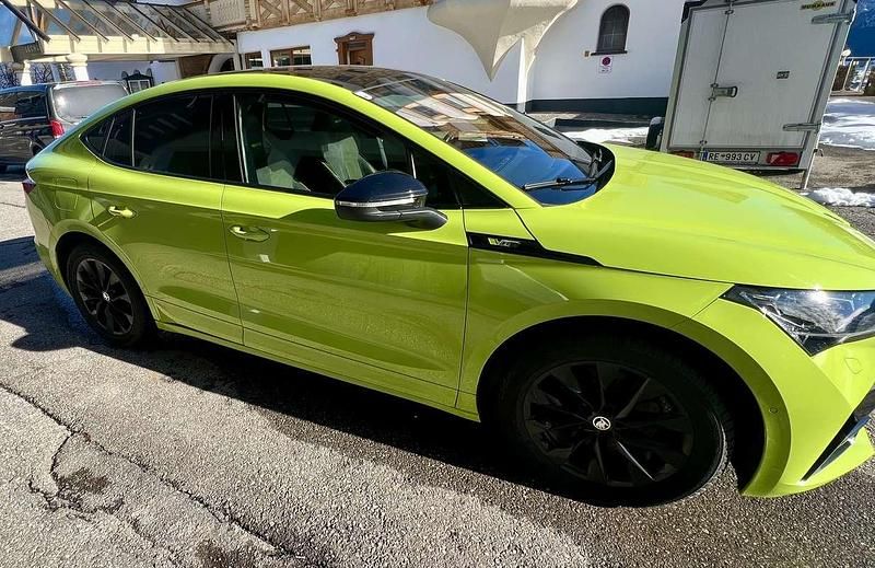 Gebraucht Skoda Enyaq iV RS 219 kW (299 PS) 2022 Grün SUV