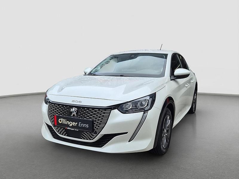 Gebraucht Peugeot e-208 Allure 100 kW (136 PS) 2021 Weiß Kleinwagen