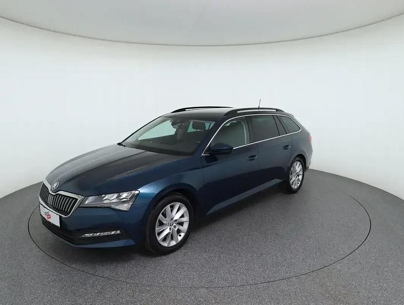 Gebraucht Skoda Superb Ambition 200 PS (147 kW) 2022 Dunkelblau  metallic Kombi