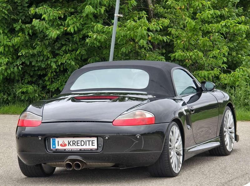 Gebraucht Porsche Boxster 220 PS (161 kW) 2000 Schwarz Cabrio