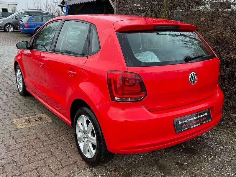 Gebraucht VW Polo Comfortline 75 PS (55 kW) 2009 Rot Kleinwagen