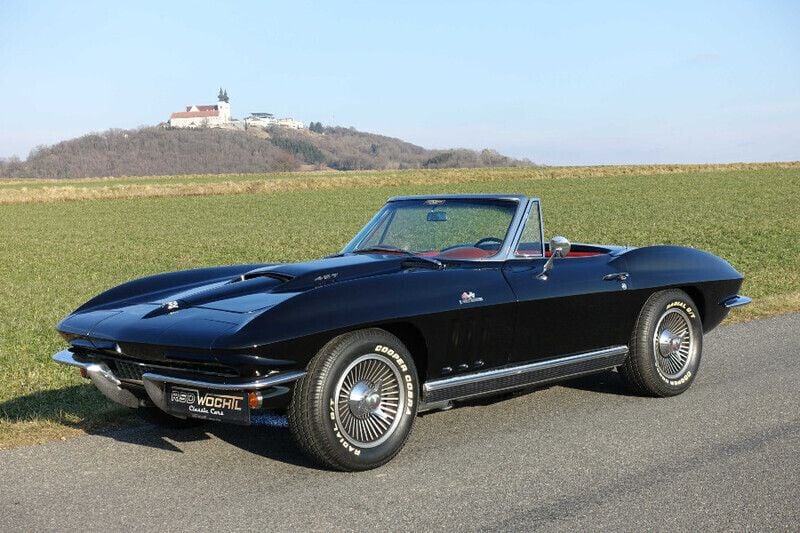 Schwarz Gebraucht 1965 Chevrolet Corvette C2 Cabrio | € 109.900 - Bild 1/4
