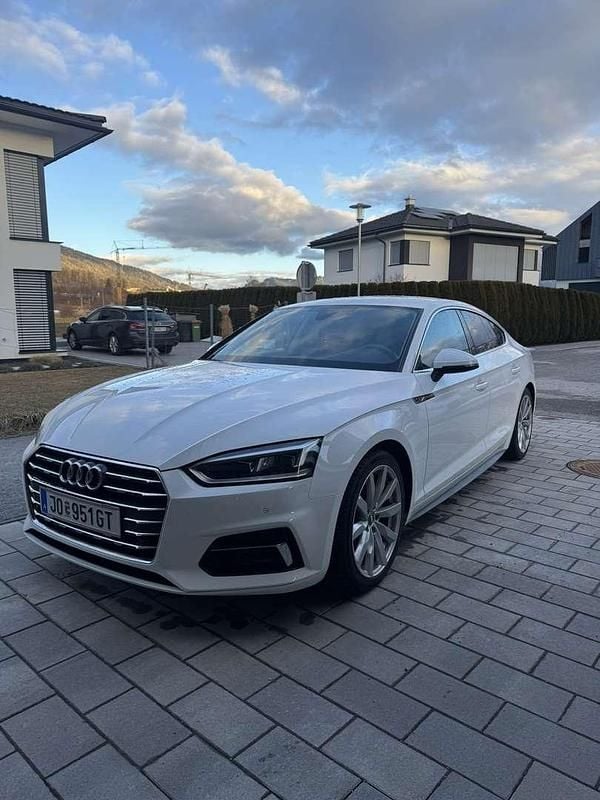 Gebraucht Audi A5 Sportback Design 190 PS (139 kW) 2017 Weiß Kleinwagen